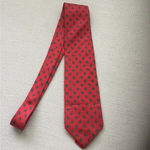 Pierre Fontaine Red Silk Tie